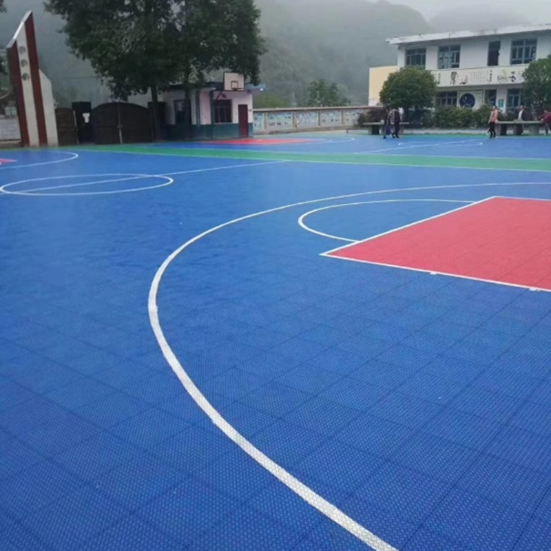 悬浮地板篮球场